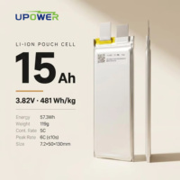 Cellule de batterie NMC en pochette ULi 481Wh/kg 3.82V 15Ah à haute densité énergétique pour drones UAV et robotique