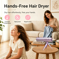 Sèche-cheveux compact INOVAXION 1200W, moteur haute vitesse, mains libres, portable, pour les voyages