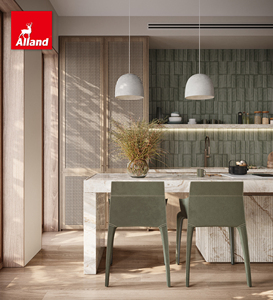 Gabinete de <span class=keywords><strong>Cocina</strong></span> <span class=keywords><strong>con</strong></span> Puerta de Madera Natural <span class=keywords><strong>con</strong></span> Acabado de Chapa de Roble Estilo Francés Alland, <span class=keywords><strong>con</strong></span> Puerta de Rejilla Texturizada <span class=keywords><strong>con</strong></span> Tejido de Ratán - Product Image 3