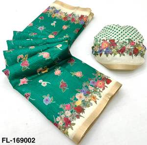 ผ้าฝ้าย Mul เนื้อนุ่มมาใหม่พร้อมตัวถังและดีไซน์เนอร์พิมพ์ขอบและซาริ - Product Image 3