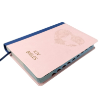 Bonne vente en gros – Impression personnalisée de Bibles – Édition chrétienne en cuir PU avec marquage à chaud – Version King James – Sainte Bible