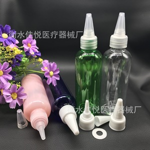 100ml oil <b>bottle</b>, 100ml plastic <b>bottle</b>, PET transparent <b>small</b>-mouth <b>bottle</b>, pointed spout <b>bottle</b>, paint <b>bottle</b> (in stock) - Product Image 2
