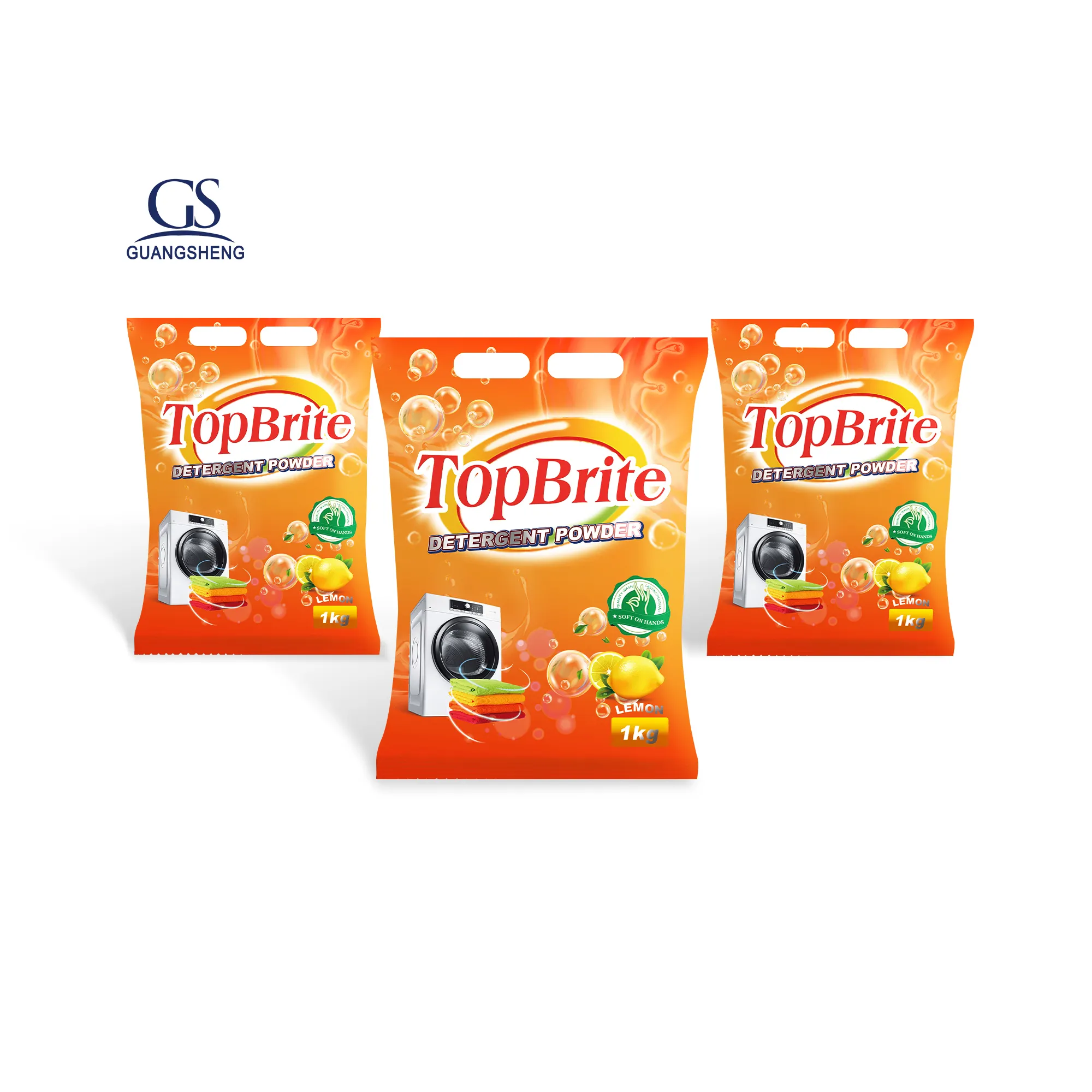 popular high foam laundry washing powder 1kg customized private label with strong removal cleaning soap powder