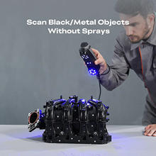 Creality sermoon S1 Máy quét 3D 1 + 7 + 34 dòng laser màu xanh/Nir 0.08mm Độ chính xác cao 90fps chống rung theo dõi quét lỗ sâu - Product Image 4