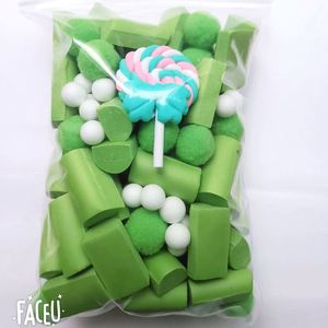 Venta al por mayor de accesorios de arcilla DIY para slime, tiras de espuma, cuentas, bolas, resina, dulces, juguetes de modelado coloridos con empaque en bolsa para jugar - Product Image 6