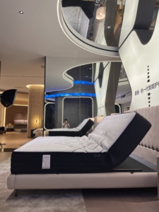 <span class=keywords><strong>Matelas</strong></span> intelligent King Size durable avec massage et chauffage, en tissu tricoté et mousse, technologie de sommeil avancée pour les couples - Product Image 1