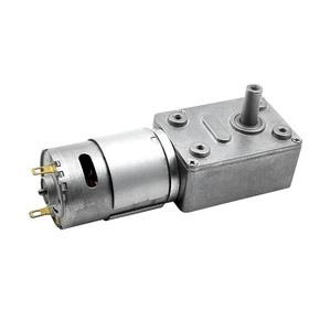 QuanWeiDZ 4632 Dc <b>Worm</b> <b>Gear</b> Reducer Motor 12V 385 Micro Motor High Torque Self Locking Forward Reverse Rotation - Product Image 4