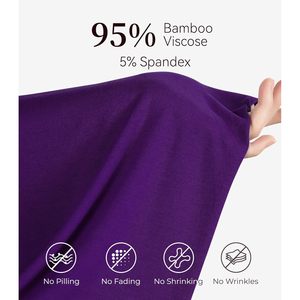 Conjunto de Pijama para Mujer, Manga Larga, con Botones, Ropa de Dormir Suave de Viscosa de Bambú, Estilo Clásico, Manga Larga, 2 Piezas - Product Image 5