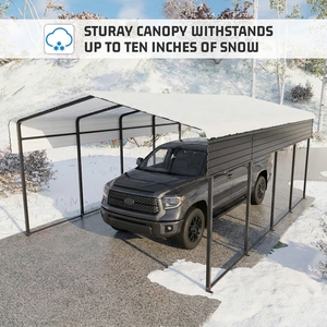 Abri préfabriqué extérieur pour véhicule et bateau, kit de carport en acier 20x20, auvent mobile, parking de <span class=keywords><strong>voiture</strong></span> portable, <span class=keywords><strong>garage</strong></span> métallique à vendre - Product Image 6