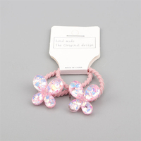 Accessoires pour cheveux en nylon et résine avec paillettes scintillantes pour filles, papillon de 10 cm, style carnaval, style doux