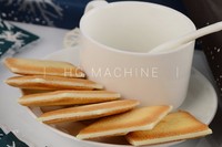 Chaîne de production de biscuits fins et sandwichs entièrement automatique en acier inoxydable, alimentée au gaz, modèle White Lover, nouvelle génération