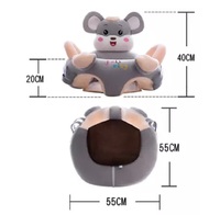 Jouet en peluche douce pour bébé Lovely Mouse Rabbit Baby Support Seat Plush Soft Baby Sofa Infant Plush Sofa Chair