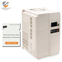 Pompe à eau solaire photovoltaïque avec variateur de fréquence (VFD) et inverseur AC/DC, commutation automatique, générateur de secours sur réseau, pompe de surface auto-amorçante pour irrigation