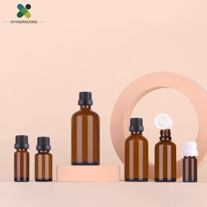 Flacon en verre pour sérum aux huiles essentielles avec bouchon à tête large pour le contrôle du débit, idéal pour les cosmétiques et soins de la peau, avec emballage extérieur. - Product Image 5