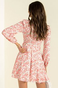 Vestido Casual Elegante Coreano para Mujer, Vestido Corto de Fiesta para Playa, Manga Larga, Cuello en V, Económico - Product Image 3