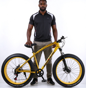 Bicicletta Mountain Bike con Pneumatici Larghi da 26 Pollici, Freni a Disco, per Neve e Spiaggia, Fornitore di Bici Fat Bike per Ordini all'Ingrosso - Product Image 1