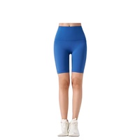 Dm153 Short de yoga pour filles de haute qualité, doux, taille haute, style cycliste, effet galbant