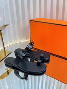 Sandalias Romanas de Diseño con Hebilla y Correa, de Color Sólido, para Verano, con Punta Descubierta, Planas, para Exteriores, de Playa, Modernas, Transpirables y Ligeras - Product Image 6