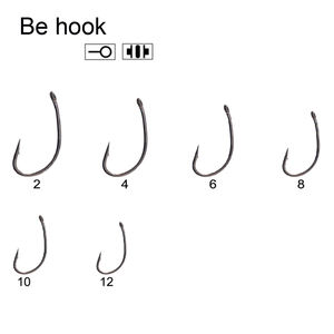 Venta al por mayor Multi Colors Be Hook, Behook TF Coated Chemicaly Sharpened Japanese Barb/Barbless <span class=keywords><strong>Korda</strong></span> Carp Fishing Hook (B07) - Product Image 1