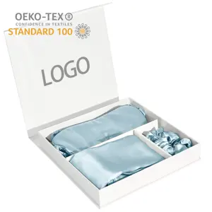 Wholesale Oeko-Tex 19 22MM 100% Pure Mulberry Charmeuse Silk Pillow Cover Case Pillowcase Gift Set