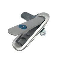 Serrure à poignée oscillante industrielle AB402/KTU103-3K avec protection anti-poussière et anti-rouille en acier inoxydable IP65 pour armoires métalliques