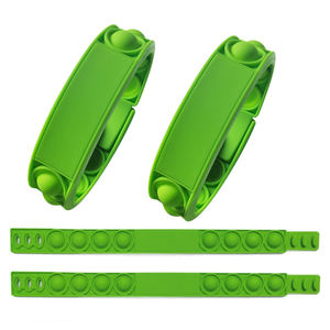 Custom Logo Eco-Friendly Silicone Pop It <b>Wristband</b> Camouflage Print Fidget Toy for Stress Relief and Event <b>Promotions</b> - Product Image 3