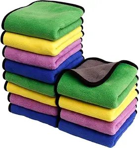 800gsm 1000GSM 1200gsm Plush Microfibre Auto Wash Detailing Cleaning Microfiber Car Drying Towel