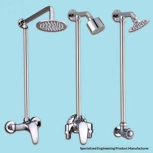 Ensemble de <span class=keywords><strong>douche</strong></span> pour hammam public avec robinet en céramique, mitigeur mural à poignée unique, jet de pluie, barre coulissante, 2 trous, pour hôtel, école, <span class=keywords><strong>piscine</strong></span> - Product Image 4