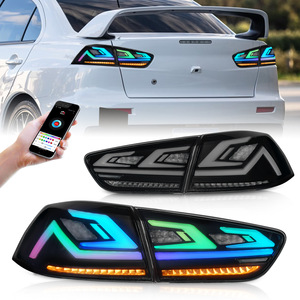 08-18 & Wingshen Tail <b>Light</b> <b>LED</b> Assembly RGB Model CHUKU Car <b>Lights</b> 12V ABS Material <b>Red</b> Lens New Condition DY-YS-2008AB-S-RGB R - Product Image 2