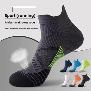 ถุงเท้าผ้าฝ้ายผสมสำหรับผู้ชาย ยอดนิยมสำหรับการค้าต่างประเทศ ความยาวครึ่งน่อง/สั้น ขายดีข้ามพรมแดนสำหรับยุโรปและอเมริกา - Product Image 2