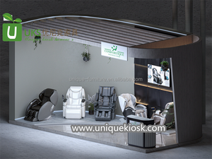 Neue Erfindung <span class=keywords><strong>Massage</strong></span> Kiosk Design Modern Mall Retail <span class=keywords><strong>Massage</strong></span> stuhl Display Stand Beliebte <span class=keywords><strong>Massage</strong></span> stuhl Stand Counter zum Verkauf - Product Image 2