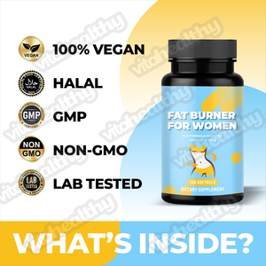 Vitahealthy OEM/ODM Marque Privée Pure Naturelle Végétalienne Capsules Minceur Brûle-Graisse pour Femmes Complément Alimentaire Vente en Gros Formule Personnalisée en Vrac - Product Image 5