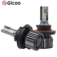 Bombillas LED para Faros Delanteros de Automóvil GICOO P5, 50 W, 12000 lm, 3000 K, IP68, Resistentes al Agua, Chip LED CSP para Audi A3, Golf, VW, H3, H11, H4, H7