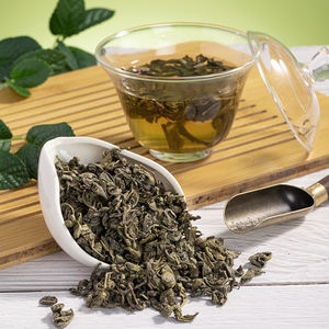 Té de Pólvora de Primera Calidad a Precio de Fábrica, Empaque Personalizado, Hojas de Té Verde Chino - Product Image 1