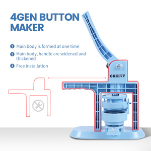 Heartd Nút Nhà Sản Xuất 57*54Mm Tự Làm Trái Tim Huy Hiệu Nút Nhà Sản Xuất Báo Chí Máy Kit Miễn Phí Cài Đặt - Product Image 2