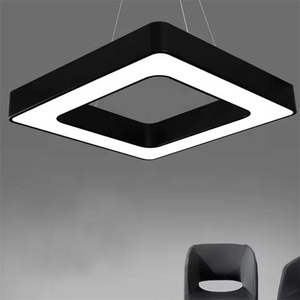 Cong Vuông Trang Trí Nội Thất Đèn Chùm Cho Phòng Ăn Phòng Khách Treo Đèn Trần Vuông Ánh Sáng Trong Nhà Chiếu Sáng - Product Image 1