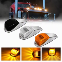 Feux de toit de cabine de camion à LED ambre et blanc 12V/24V, feux de gabarit, pour l'éclairage extérieur automobile