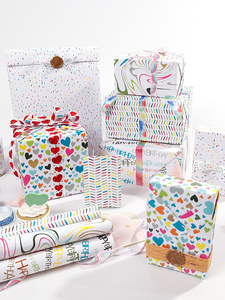 Papel de embalaje de regalo personalizado Papel de regalo Rosa Papel de regalo de cumpleaños Papel de regalo - Product Image 4