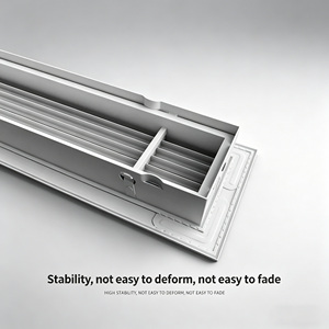 Sistemi di Ventilazione Ventech in Alluminio Anticorrosione, Griglie di Ventilazione a Parete per Condizionatori d'Aria, Design Grafico - Product Image 4