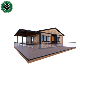 Single Floor Modular <b>Prefab</b> <b>House</b> Waterproof Light Steel Tiny Villa Multi Function Terrace For Holiday Accommodation - Product Image 1