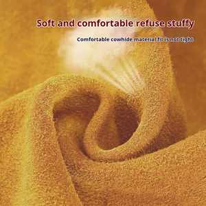 Long Fireproof Protective Anti-Cut Leather <strong>Welding</strong> Sleeves Breathable Workwear <strong>Jacket</strong> for Secure Arm Protection