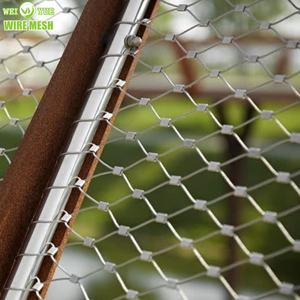 Maille flexible de câble métallique d'acier inoxydable de 40*40mm maille de câble de virole X-Tend pour le filet de zoo/oiseau/volière - Product Image 5