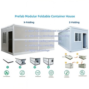 Casa Contenedor de Acero de 20 pies, Instalación Rápida, Diseño Plegable en X, Prefabricada, Plegable, Pequeña, Móvil, Dormitorio Temporal para Hoteles - Product Image 6