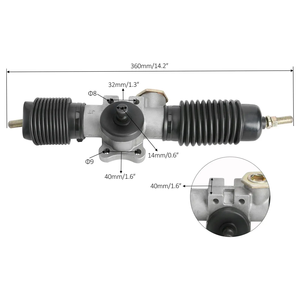 360mm servosterzo albero pignone cremagliera pignone per fai da te modifica cina Go Kart Buggy <span class=keywords><strong>Karting</strong></span> ATV UTV parti della bici - Product Image 2