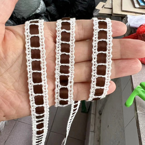 Pita katun warna-warni Trim kain renda kepang pola geometris tambahan DIY hiasan kepala bordir untuk tas dan grosir - Product Image 1