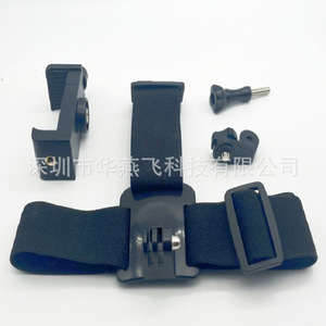Soporte para teléfono con banda para la cabeza 4 en 1 con abrazadera ajustable para teléfonos inteligentes y cámaras de acción, uso en exteriores - Product Image 5