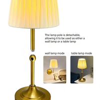 Décoration de maison de luxe éclairage intelligent lampe de bureau lumière LED applique murale en cuivre pour salon chambre hôtel exclusif pour Smartphones