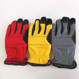 Koruyucu çalışma ortamları için dokunmatik ekran uyumluluğu ile yardımcı mekanik deri koruyucu eldiven - Product Image 1