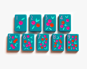 Tuiles de Mahjong Américaines Vert Teal Foncé Série Plant, 160 Pièces, <span class=keywords><strong>Couche</strong></span> Unique, Acrylique, Qualité Supérieure, Ensemble Complet pour les Amateurs de Mahjong - Product Image 4