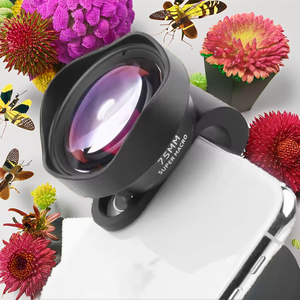 Objectif <span class=keywords><strong>Macro</strong></span> 75MM 10X à Mise au Point Manuelle en Verre Optique Universel pour Appareil Photo de Téléphone <span class=keywords><strong>iPhone</strong></span> 17 16 15 <span class=keywords><strong>14</strong></span> <span class=keywords><strong>Pro</strong></span> Max - Product Image 5